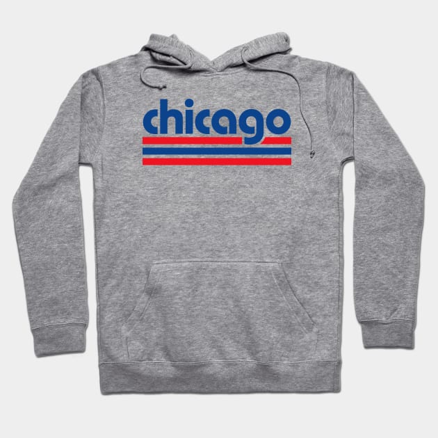 Retro Chicago Stripes Hoodie by Now Boarding